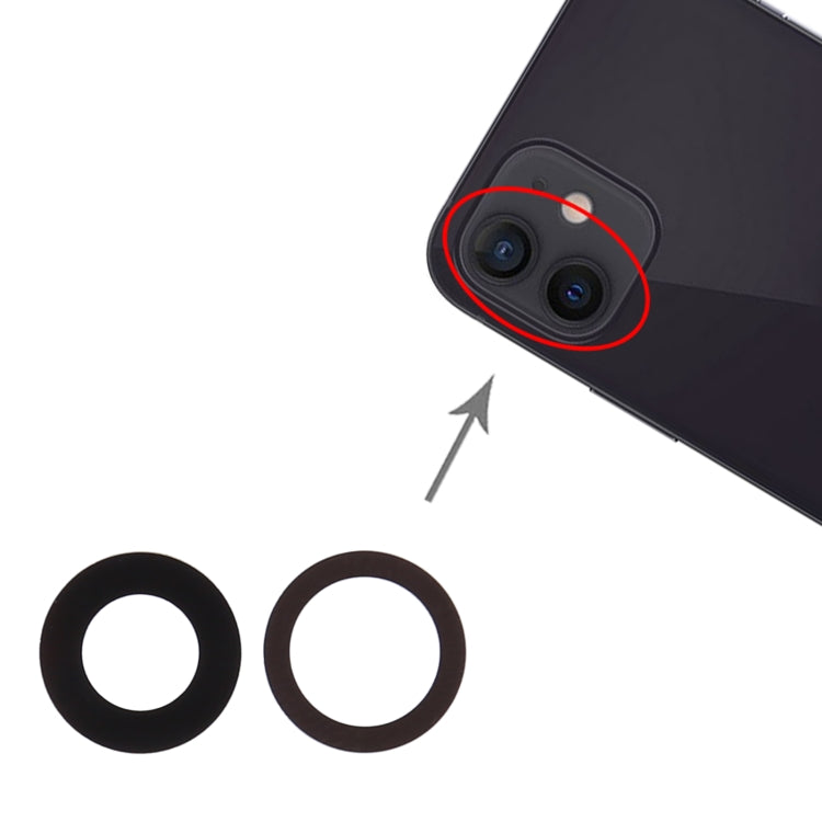 iPhone 12 Back Camera Lens Glass | Camera Lens Replacement Part