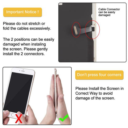 iPhone 15 Pro Hard OLED Screen Replacement Display Assembly Touch Digitizer Repair Part