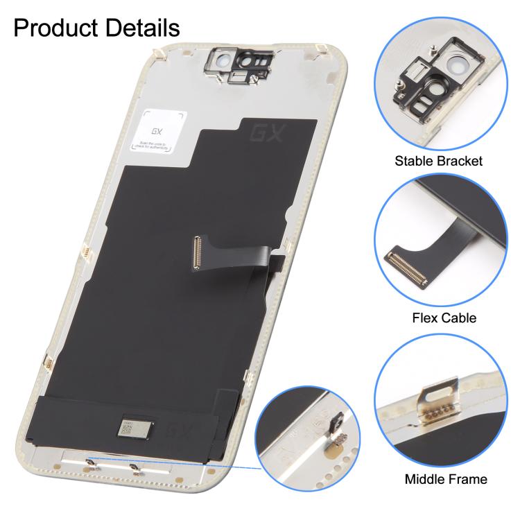 iPhone 15 Pro Hard OLED Screen Replacement Display Assembly Touch Digitizer Repair Part