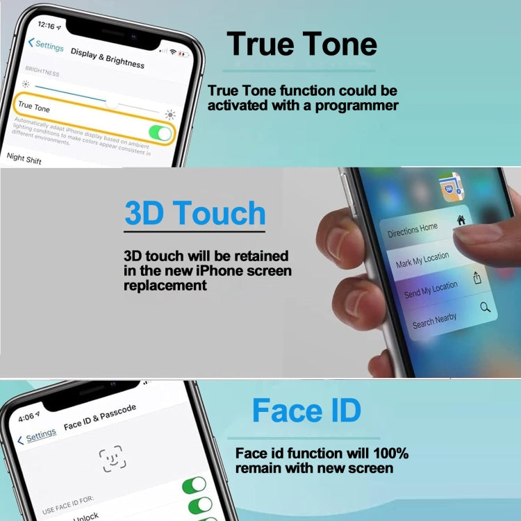 For iPhone 16 Pro Max LTPO Super Retina XDR OLED Screen
