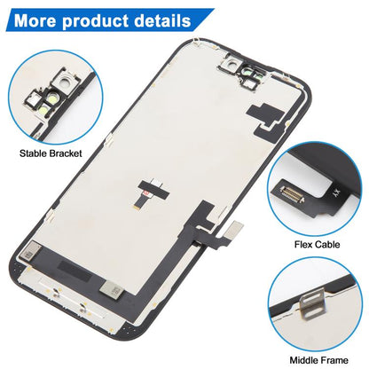 iPhone 16 HD Incell LCD Screen Replacement with Digitizer Full Display Assembly
