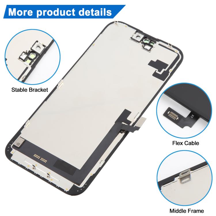 iPhone 16 Plus HD Incell LCD Screen Replacement with Digitizer Full Display Assembly