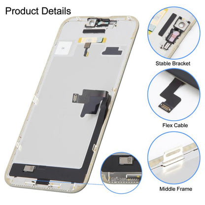 iPhone 16 Pro Max Soft OLED Screen Replacement Display Assembly with Digitizer
