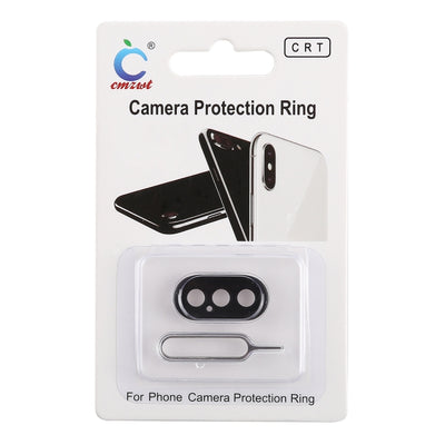 iPhone XS Max Rear Camera Lens Protector Ring with Eject Pin | Black – view 4