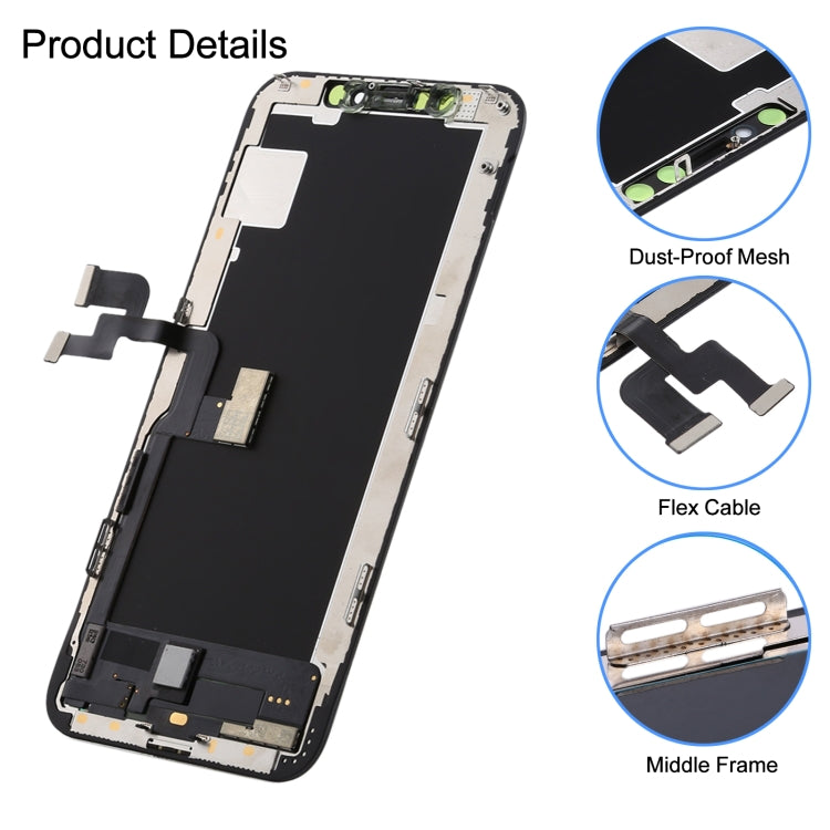 iPhone XS Hard OLED Screen Replacement Display Assembly Touch Digitizer Repair Part