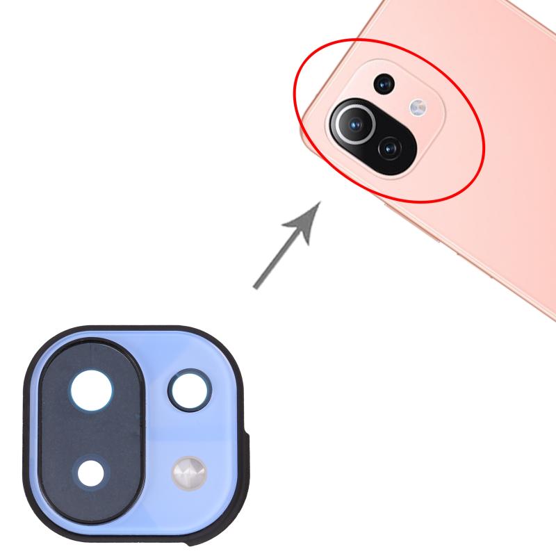 Xiaomi Mi 11 Lite 5G Rear Camera Lens with Frame Replacement | M2101K9G – image 8