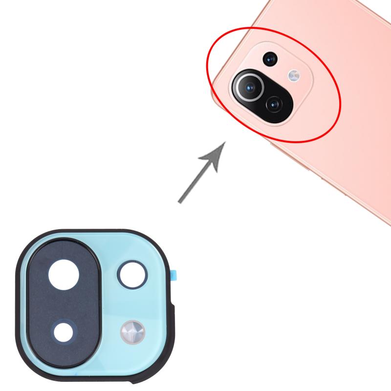 Xiaomi Mi 11 Lite 5G Rear Camera Lens with Frame Replacement | M2101K9G – image 12