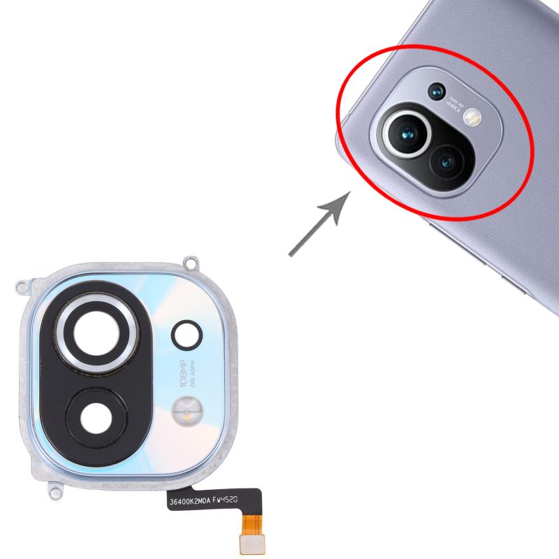 Xiaomi Mi 11 Rear Camera Lens with Frame Replacement | M2011K2C M2011K2G – image 9