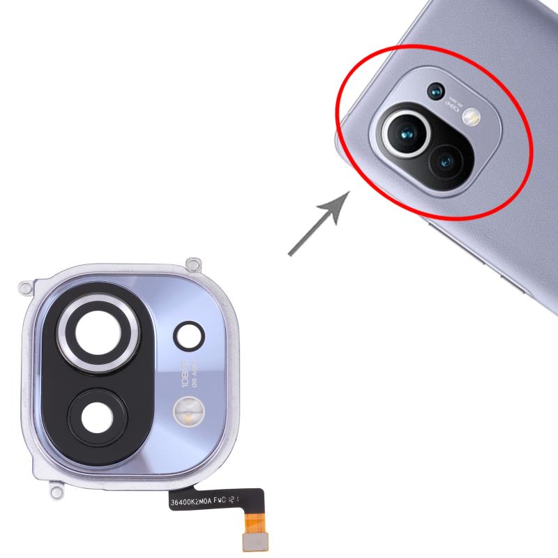 Xiaomi Mi 11 Rear Camera Lens with Frame Replacement | M2011K2C M2011K2G – image 14