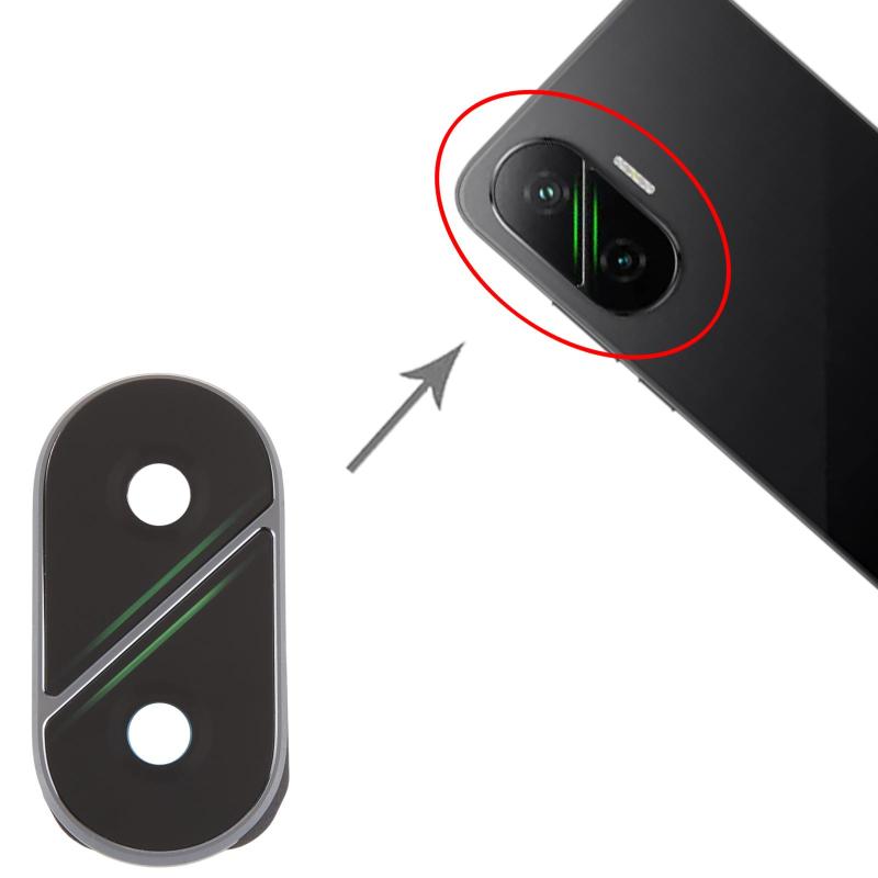 Xiaomi Poco F7 Rear Camera Glass Lens Cover Replacement | Black or Silver – image 4
