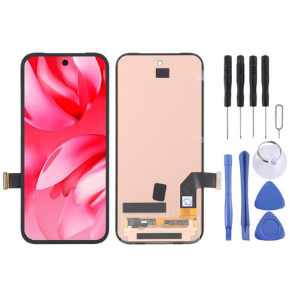For Google Pixel 9a GXQ96 GTF7P G3Y12 OLED LCD Screen with Digitizer Full Assembly