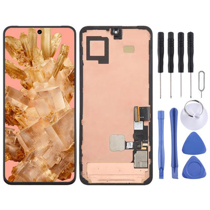 For Google Pixel 8 GKWS6 LCD Screen Digitizer Full Assembly with Frame