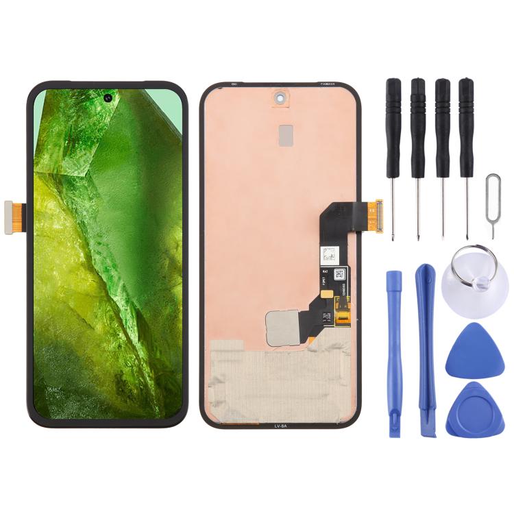 For Google Pixel 8A GKV4X G6GPR G8HHN LCD Screen Digitizer Full Assembly with Frame