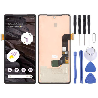 Google Pixel 7a LCD screen replacement with frame