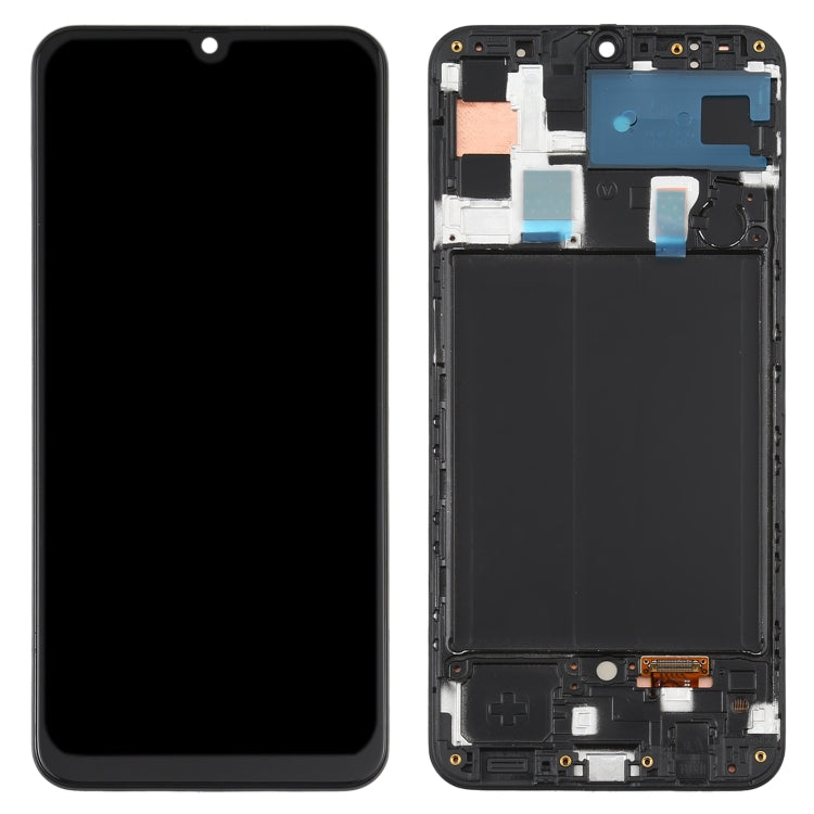 For Galaxy A50 Super AMOLED LCD Screen Digitizer Full Assembly with Frame