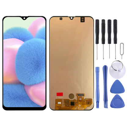 For Samsung Galaxy A30s Super AMOLED Material LCD Screen and Digitizer Full Assembly