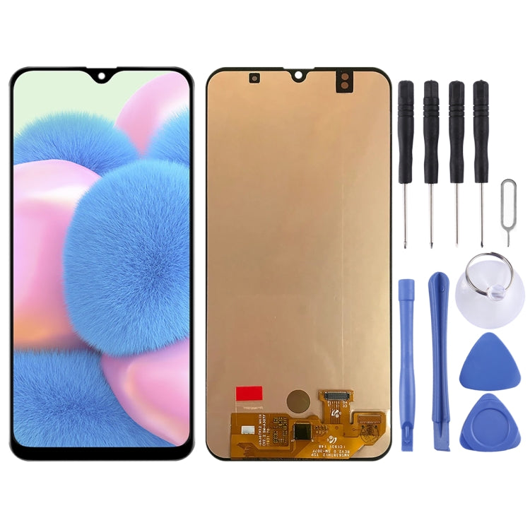 For Samsung Galaxy A30s Super AMOLED Material LCD Screen and Digitizer Full Assembly