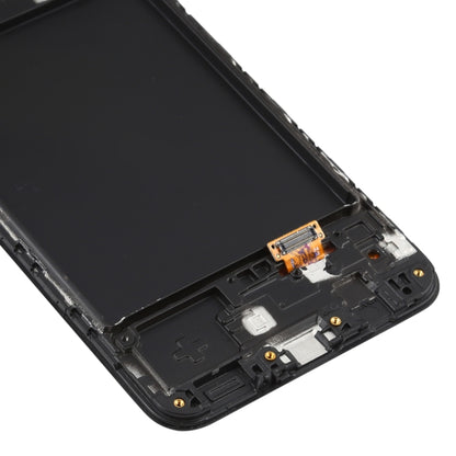 For Samsung Galaxy A20 Super AMOLED Material LCD Screen and Digitizer Full Assembly with Frame