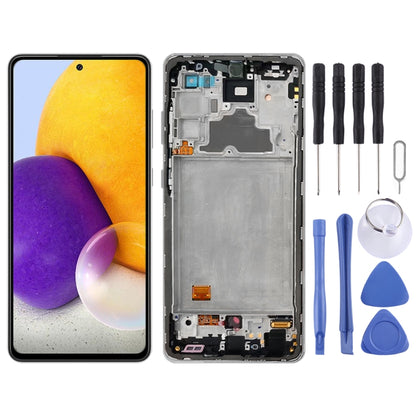 For Samsung Galaxy A72 SM-A725 (4G) LCD Screen and Digitizer Full Assembly With Frame
