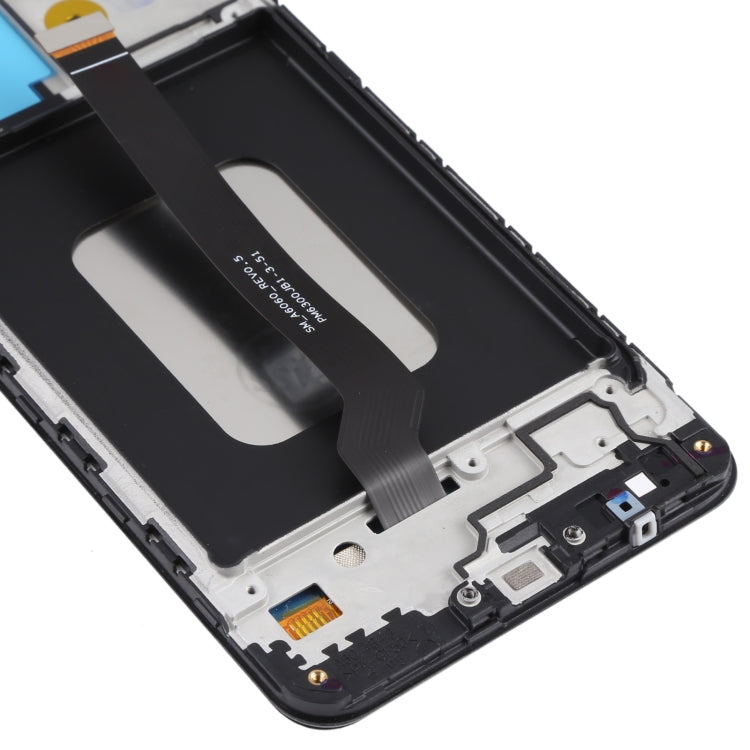 For Samsung Galaxy A60 LCD Screen and Digitizer Full Assembly with Frame