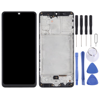 For Samsung Galaxy A31 LCD Screen and Digitizer Full Assembly with Frame