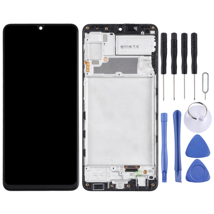 For Samsung Galaxy A22 4G incell Material LCD Screen and Digitizer Full Assembly with Frame