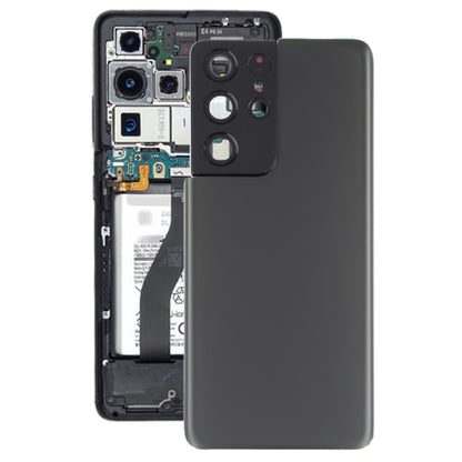 Samsung Galaxy S21 Ultra 5G Back Glass Cover with Camera Lens Frame | Housing Replacement Repair Part
