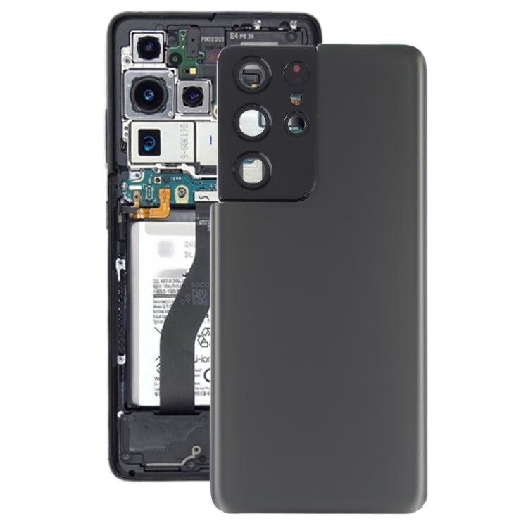 Samsung Galaxy S21 Ultra 5G Back Glass Cover with Camera Lens Frame | Housing Replacement Repair Part