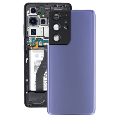Samsung Galaxy S21 Ultra 5G Back Glass Cover with Camera Lens Frame | Housing Replacement Repair Part