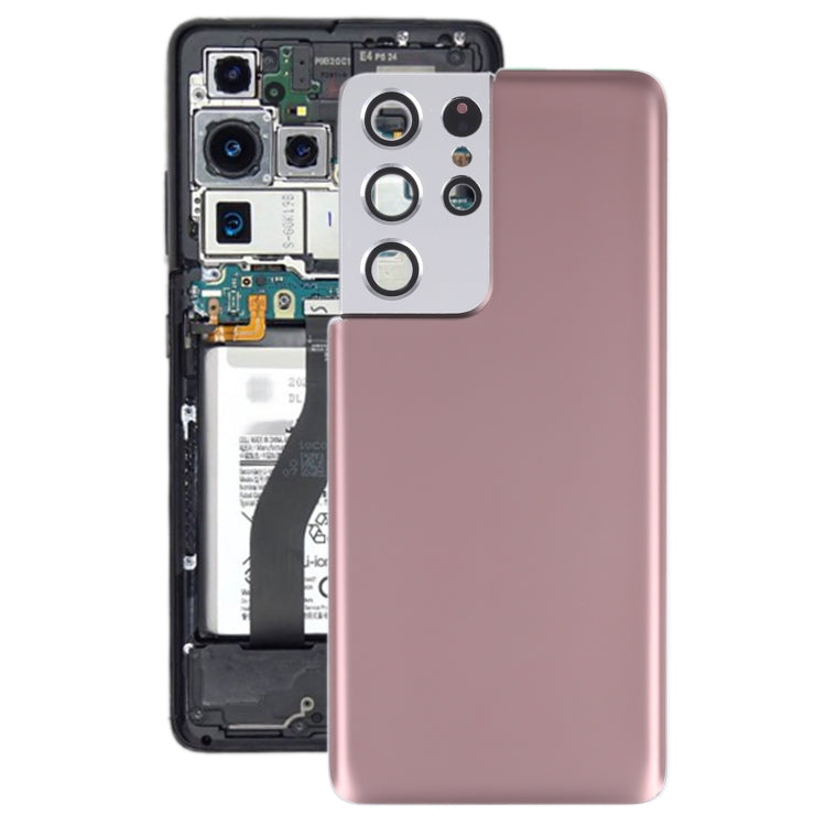 Samsung Galaxy S21 Ultra 5G Back Glass Cover with Camera Lens Frame | Housing Replacement Repair Part