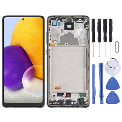 For Samsung Galaxy A72 4G incell Material LCD Screen and Digitizer Full Assembly with Frame