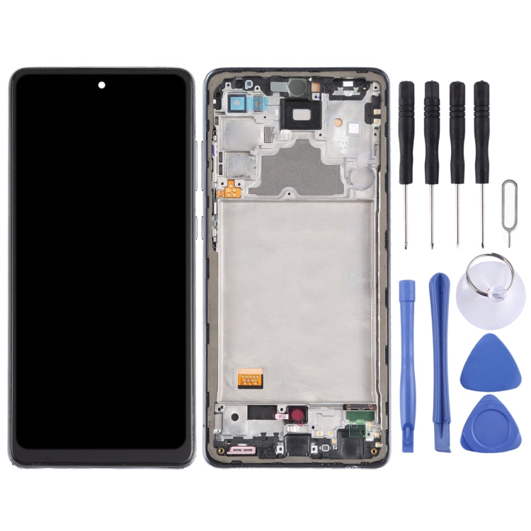 For Samsung Galaxy A72 4G incell Material LCD Screen and Digitizer Full Assembly with Frame