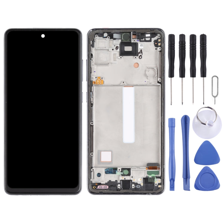 For Samsung Galaxy A52 5G incell Material LCD Screen and Digitizer Full Assembly with Frame