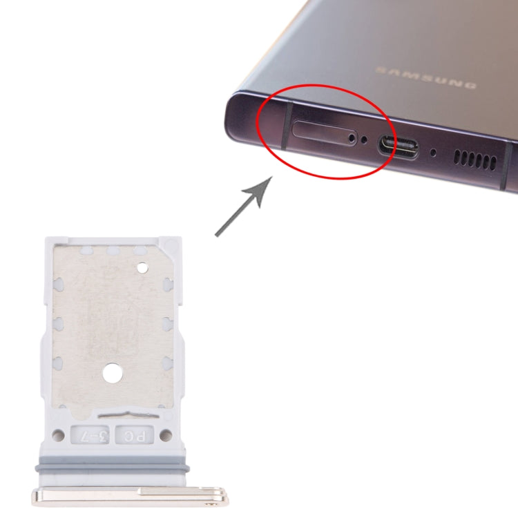 Samsung Galaxy S23 Ultra Dual SIM Card Tray Replacement | SM-S918B – view 4