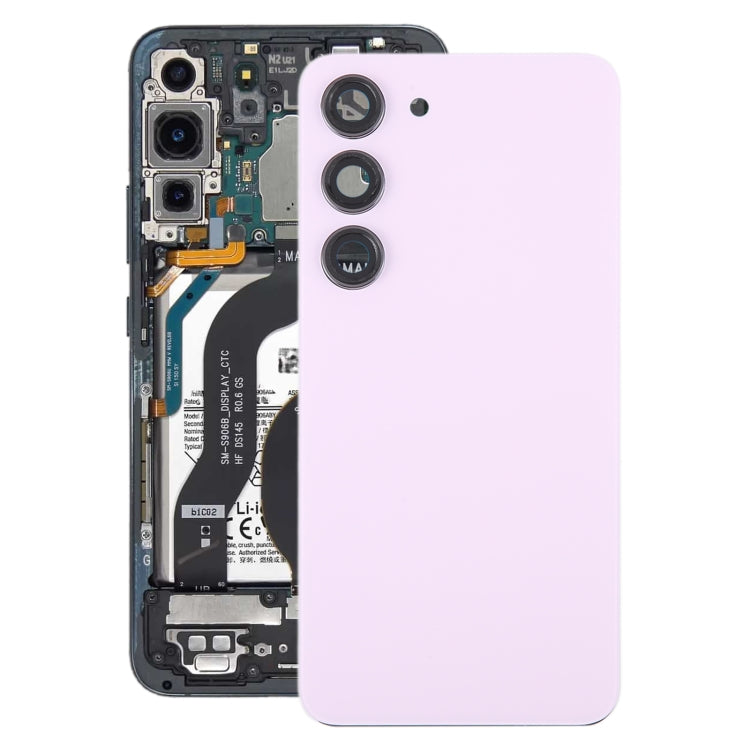 Samsung Galaxy S23 SM-S911B Back Cover with Camera Lens Frame | Back Glass Replacement Repair Part