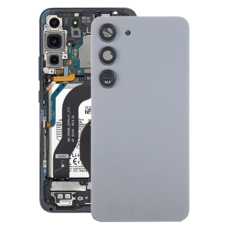 Samsung Galaxy S23 SM-S911B Back Cover with Camera Lens Frame | Back Glass Replacement Repair Part