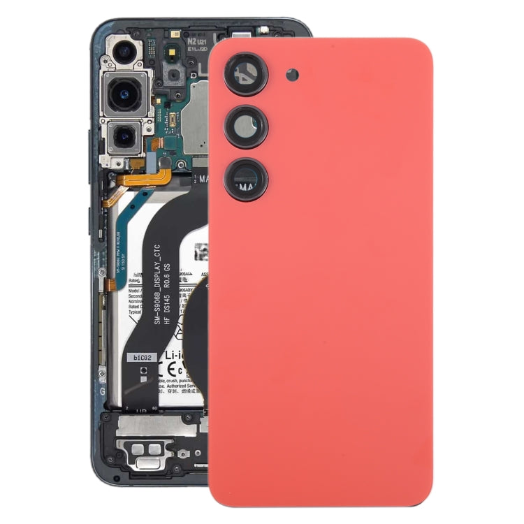 Samsung Galaxy S23 SM-S911B Back Cover with Camera Lens Frame | Back Glass Replacement Repair Part