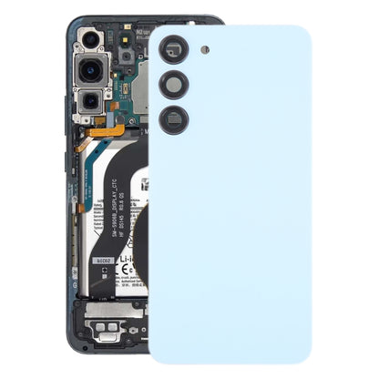 Samsung Galaxy S23+ SM-S916B Back Cover with Camera Lens Frame Replacement | Battery Back Glass Housing Repair Part