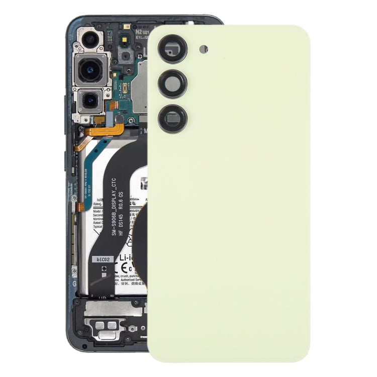 Samsung Galaxy S23+ SM-S916B Back Cover with Camera Lens Frame Replacement | Battery Back Glass Housing Repair Part