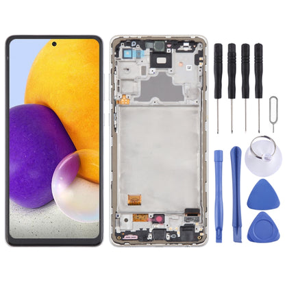 For Samsung Galaxy A72 4G SM-A725 6.43 inch LCD Screen Digitizer Full Assembly with Frame