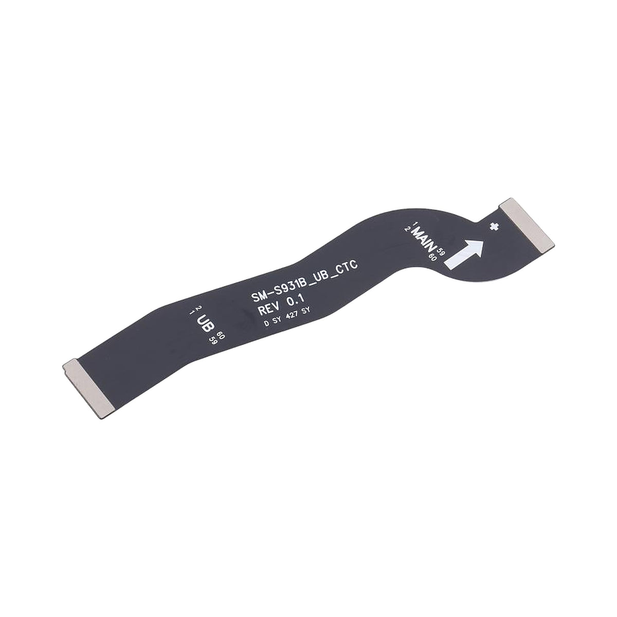 Samsung Galaxy S25 LCD flex cable replacement angled view