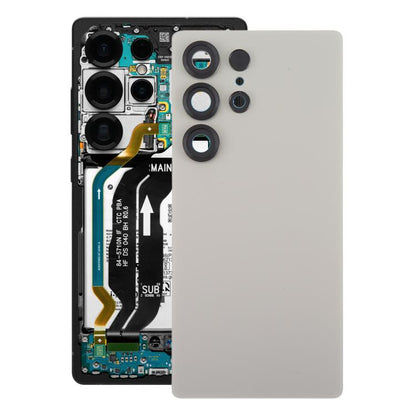 Samsung Galaxy S25 Ultra SM-S938 Back Cover with Camera Lens Frame | OEM Battery Back Glass Replacement