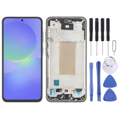 For Samsung Galaxy A36 SM-A366B LCD Screen Digitizer Full Assembly with Frame