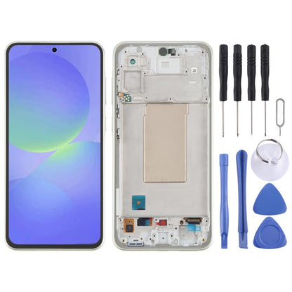 For Samsung Galaxy A36 SM-A366B LCD Screen Digitizer Full Assembly with Frame