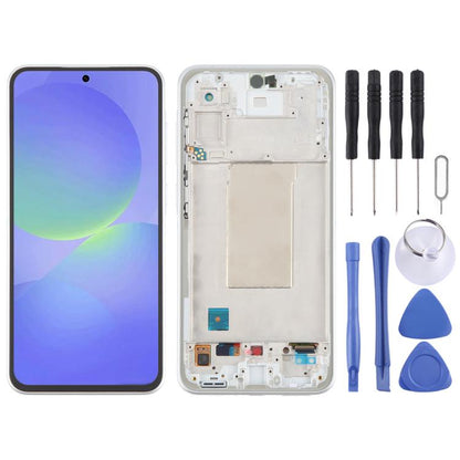 For Samsung Galaxy A36 SM-A366B LCD Screen Digitizer Full Assembly with Frame