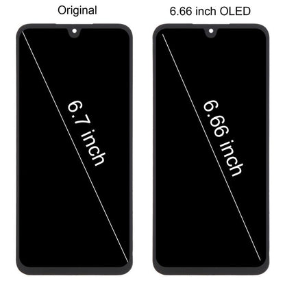 For Samsung Galaxy A16 4G SM-A165F 6.66 inch OLED LCD Screen Digitizer Full Assembly with Frame