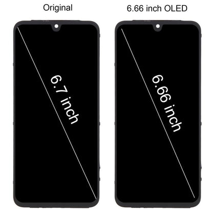 For Samsung Galaxy A16 5G SM-A166B 6.66 inch US Version OLED LCD Screen Digitizer Full Assembly with Frame