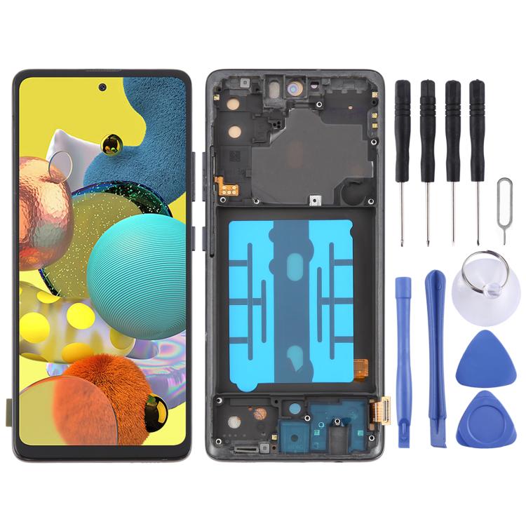Samsung Galaxy A51 5G SM-A516 6.43" OLED Screen Replacement with Frame | UK Stock
