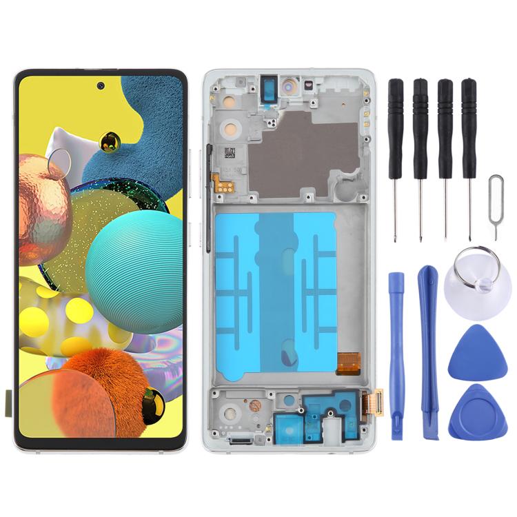 Samsung Galaxy A51 5G SM-A516 6.43" OLED Screen Replacement with Frame | UK Stock
