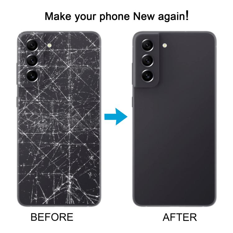 Samsung Galaxy S21 FE Back Cover with Camera Lens Frame | Rear Glass Housing Replacement